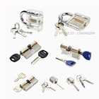 Transparent Practice Padlock For Locksmith Training  Visible Lock Tool Kit