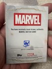 2025 Topps Marvel Studios Chrome Thor 1 1 Sketch Card Artist Signed  Rare