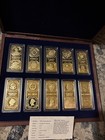 24k Gold Ingot Bar Collection 