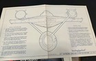 Vintage 1975 Star Trek Blueprints   Complete Set Of 12 Starship Enterprise
