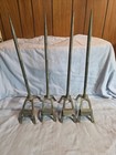 Antique Robbins 28a Copper   Brass Lightning Rod W saddle Brace 16  Tall