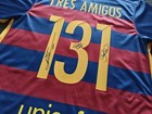 Lionel Messi Neymar Signed Fc Barcelona 2012 Home Autographed Jersey icons Coa