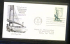 3 New York First Day Covers Verrazano Narrows Bridge   Erie Canal