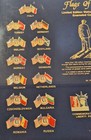 American Liberty-ellis Island Flags Of Freedom Pin Set Coca-cola Grand Union 