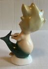 Vintage Rare Bradley Mermaid Baby Singing Green Tail Shell Japan Kitsch 50s Htf