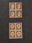 Wwii Nazi German Third Reich Stamp Blocks Adolf Hitler Nsdap Swastika Officials