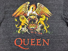 Queen T-shirt Men s Large Gray Red Adult Music Rock Band Casual Athletic Graphic