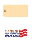 1000- 4 3 4  X 2 3 8  Size 5 Blank Manila Inventory Shipping Hang Tag Tags 10 Pt
