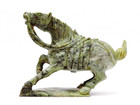 Antique Chinese Carved Jadeite hardstone Tang Style War Horse