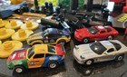 Artin Rare Slot Car Set Grand Team Challenge    Four Racers 65 1 2 Foot Track