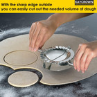 6 Inch Empanada Press  Stainless Steel Dumpling Maker Dough Cutter Dumpling Mold