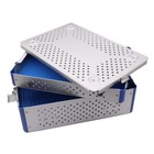 Us Two Layer Sterilization Tray Case Box For Surgical Instruments Sterilize Tray