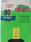 Gator 80 Grit Drywall Sanding Screen 25 Pack 11 25in X 4 25in- Pole Sander