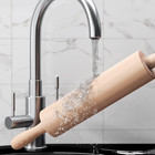 17 6 Inch Long Wooden Rolling Pin For Baking  large 