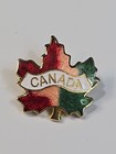 Canada Travel Souvenir Lapel Pin Multi-color Maple Leaf