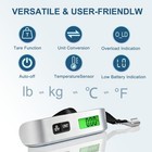 Digital Luggage Scale  110lb Suitcase Weight Scale For Travel With Backlit Lc   