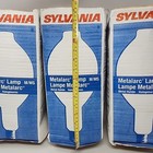 Lot Of 3 Sylvania Metalarc Metal Halide Light Bulbs Lamp M1500 bu-hor 1500w M48