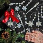 Christmas Tree Decorations Crystal Ornaments - 18pcs 18pcs  Iridescent 
