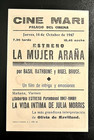  sherlock Holmes  The Spider Woman 1944 Original Spanish Movie Herald