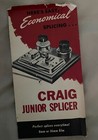 Vintage Junior Splicer With Box Editing Instructions Craig 8-16mm Movie Super8