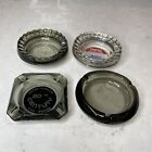 Vintage Ashtray Las Vegas Frontier Casino Hotel Lot Of 4 Original Glass