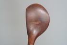 Antique Hickory Wood Shaft Golf Club Driver Herd And Herd Jw Model 2 Brassie Vtg