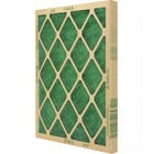  12 Pack  Flanders Precisionaire Nested Glass Air Filter - 20  X 25  X 1   Green