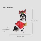 Boston Terrier Christmas Statue In Santa Outfit 14 57 h
