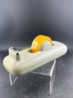 Vintage Eldon Desk Top Tape Dispenser Flip Up Mod Design Almond Retro Mcm 1981