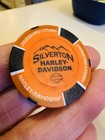 Silverton World s Highest Colorado Orange Black Harley Davidson Poker Chip