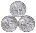 Choice Unc 1946 P D S Roosevelt Dime Gem Bu Collection Lot Set