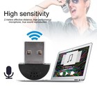 Portable Usb Mini Studio Speech Microphone Recording Audio Mic Adapter For C Ads