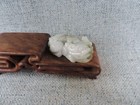 Hand-carved Chinese Green Jade Manual Sculpture Natural Jadeite Pixiu Pendant