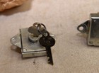 4 Unused Yale Cabinet Lock 9m Two Lyon Key Vintage Chest Box Drawer Hardware Lot