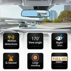 1080p Hd Rearview Mirror Car Dvr Dual Dash Cam Front Rear Camera Video Recorder