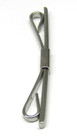 Vintage Neck Tie Collar Stay Clip Silver Bow Bar Men Formal Wear Shirt Accessory