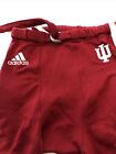 Game Worn Used Indiana Hoosiers Red Football Pants  adidas dbl Stripe Sides S