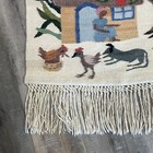 South Africa Tapestry Lesotho Art Handwoven Wall Hanging 44  X 43  Mohair Wool