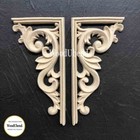 Woodubend Heat Bendable Set Of Of Corner Scrolls Wub2100 13 8  6 5cm