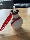 Disney Parks  Mickey Mouse Snowman Fountain Drink Christmas Holiday Ornament 