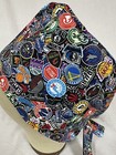 Men women Surgical Scrub Cap Lined Multi Teams Basketball  100  Cotton