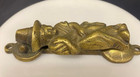 Vintage Brass Door Knocker Witch Design