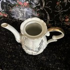 Moriage White Lusterware Lithopane Dragonware Tea Coffee Pot Vtg Server Rare Old