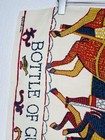 Vintage Advertising Tea Towel Battle Of Hastings 1066 Bottle Of Guinness 1966