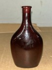 Vintage 1970   s Wheaton Ruby Red Glass Bottle With Crown Emblem 