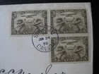 Canada Sc   c1 Scarce Used Stamps On Shediac Botwood First Flight Cover 
