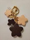 Nwt Coach Wildflower Gold Pink Multi Color Mix F26790 Keyring purse Charm
