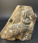 1 - Antique Tin Rabbit Bunny Chocolate Mold  medium Size  Confectioner Candy