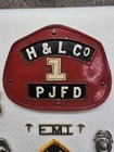 Vintage Ny Port Jervis Firefighter Emt Pins And Badges H l Display