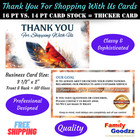 150-2000 Ebay Seller Thank You Business Cards  cardinal  Bulk Notes amaz   Etsy